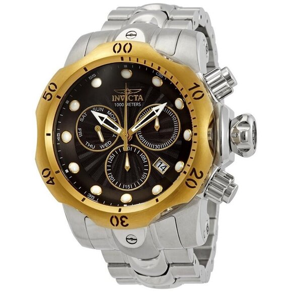 NWT Invicta Fashion Men's Quartz Steel Authentic Watch - Picture 1 of 3